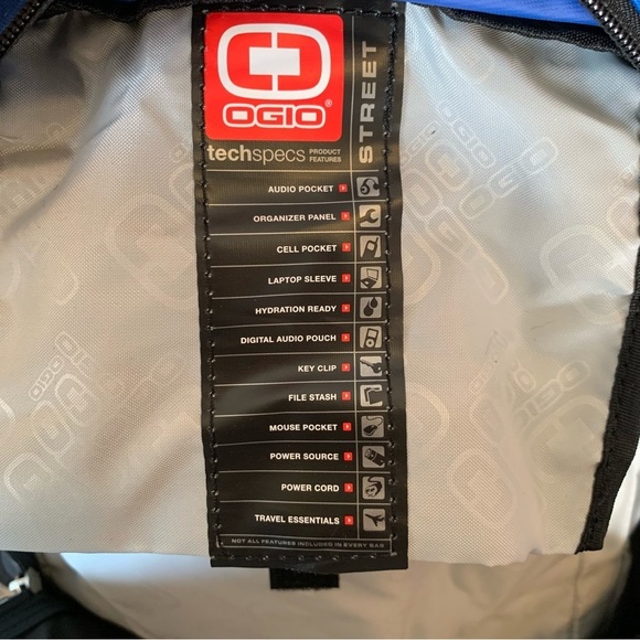 nwt Ogio Techspecs Street Multi Pocket Canvas Backpack NJ State Police Logo - Picture 8 of 15